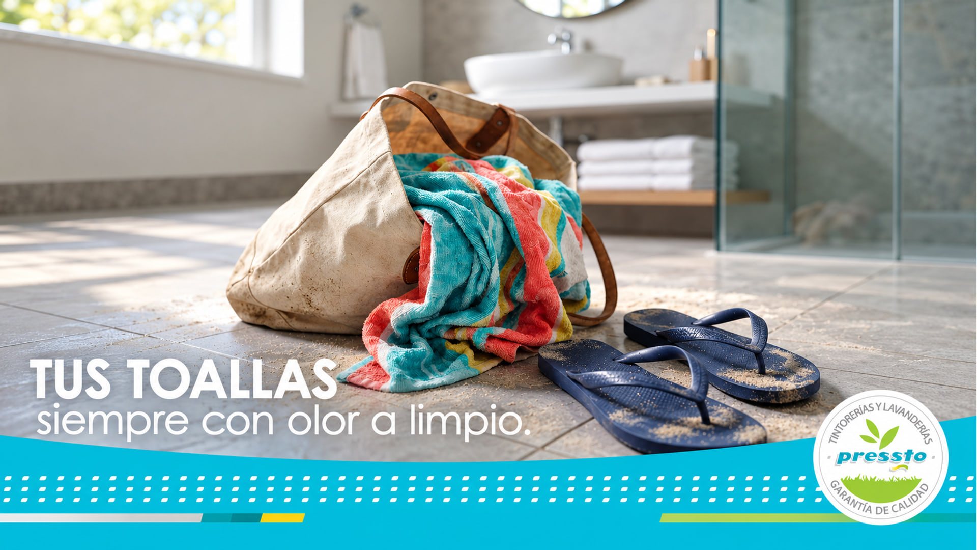 Tus toallas siempre con olor a limpio: cuidado de textiles de verano